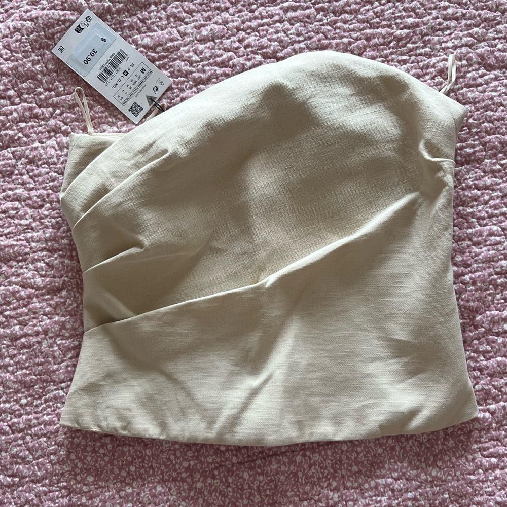 Zara Linen Top with tags